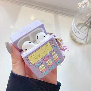 Lilac Cell Phone AirPods Case