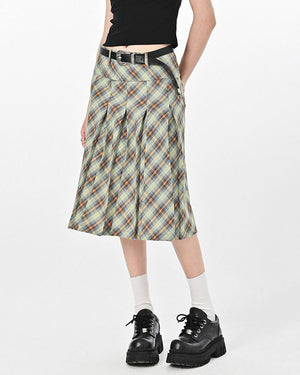 Good Manners Plaid Kilt Skirt