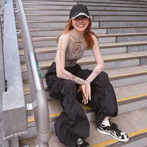 Zodiac Graphic Mesh Top