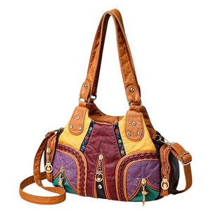 Hippie Aesthetic Patchwork Handbag
