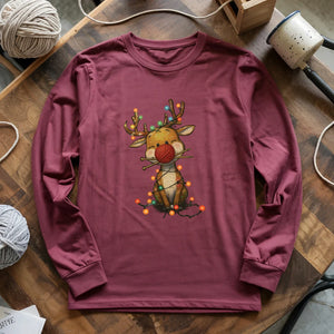 Knitmas Reindeer Long Sleeve T-shirt