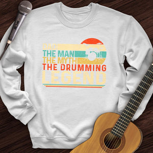 Drummer Legend Dad Crewneck