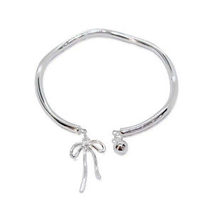Silver Bowknot Bracelet
