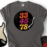 33-45-78 Record T-Shirt