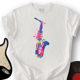 Cartoon Sax T-Shirt