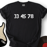 33-45-78 RPM Turntable T-Shirt