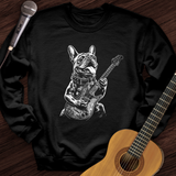 French Bulldog Guitar Crewneck