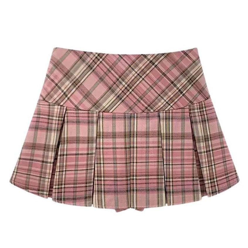 High School Crush Pleated Skirt