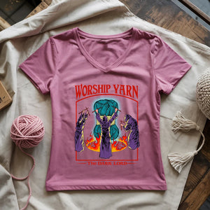 Worship Yarn Lady V-neck