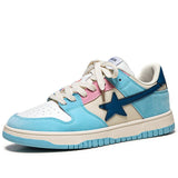 Baby Blue & Navy Shooting Star Sneakers