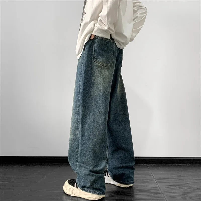 Baggy Washed Denim Jeans