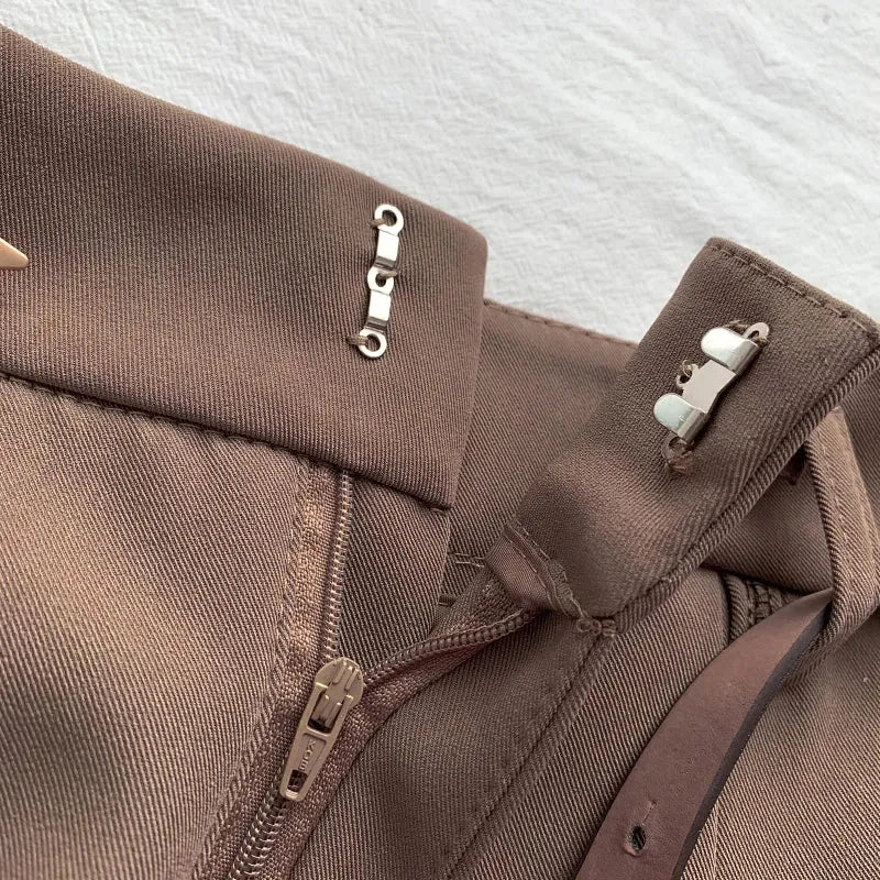 Belted High Waisted Shorts