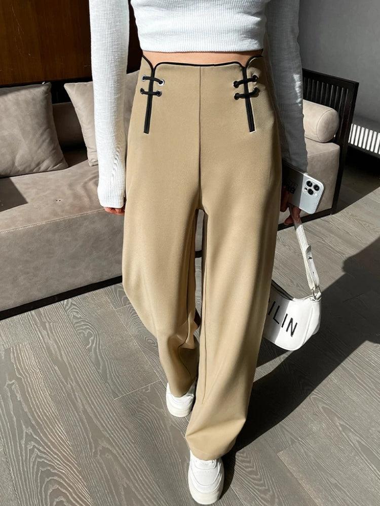 Casual High Waisted Pants