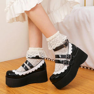 Coquette Platform Mary Jane Shoes