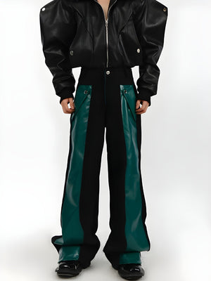 Cyberpunk Faux Leather Pants