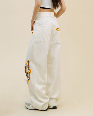 Feel The Burn Cut-Out Jeans