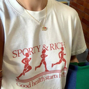 Good Health Starts Sport Graphic Tee