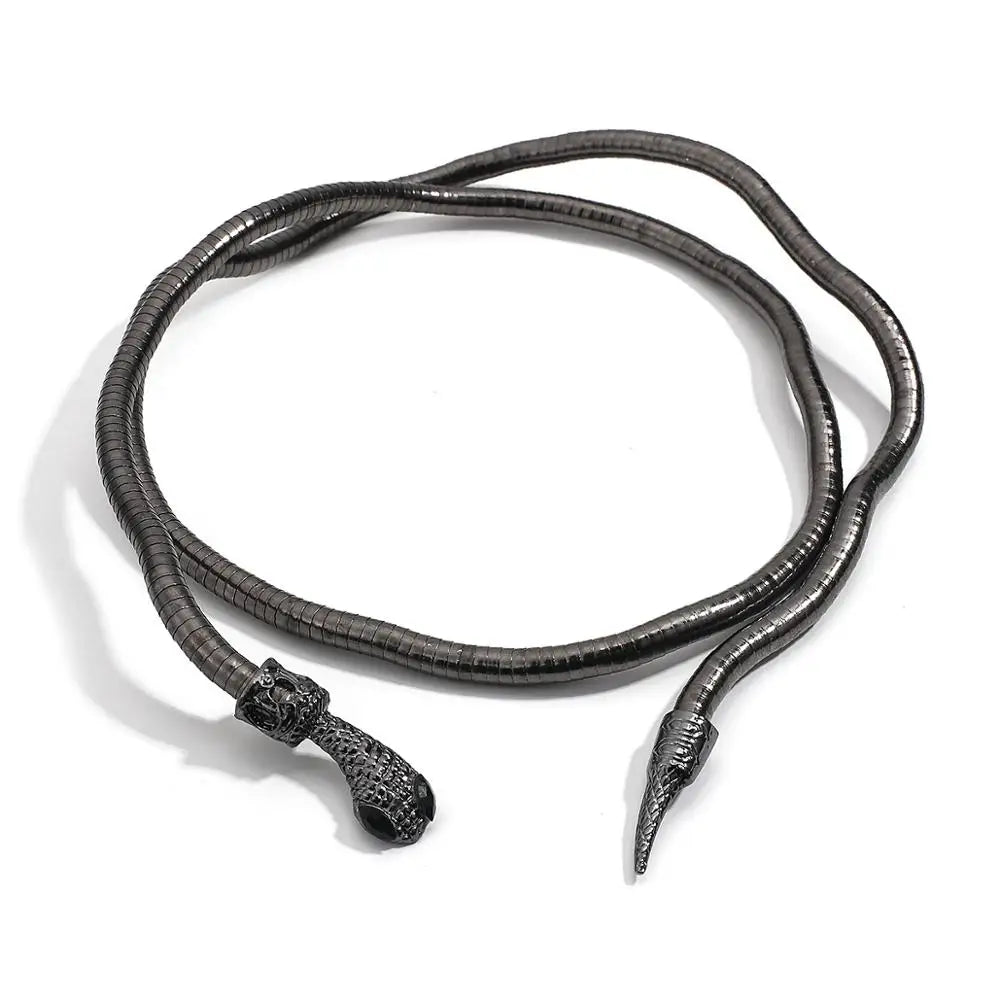 Grunge Snake Necklace & Bracelet