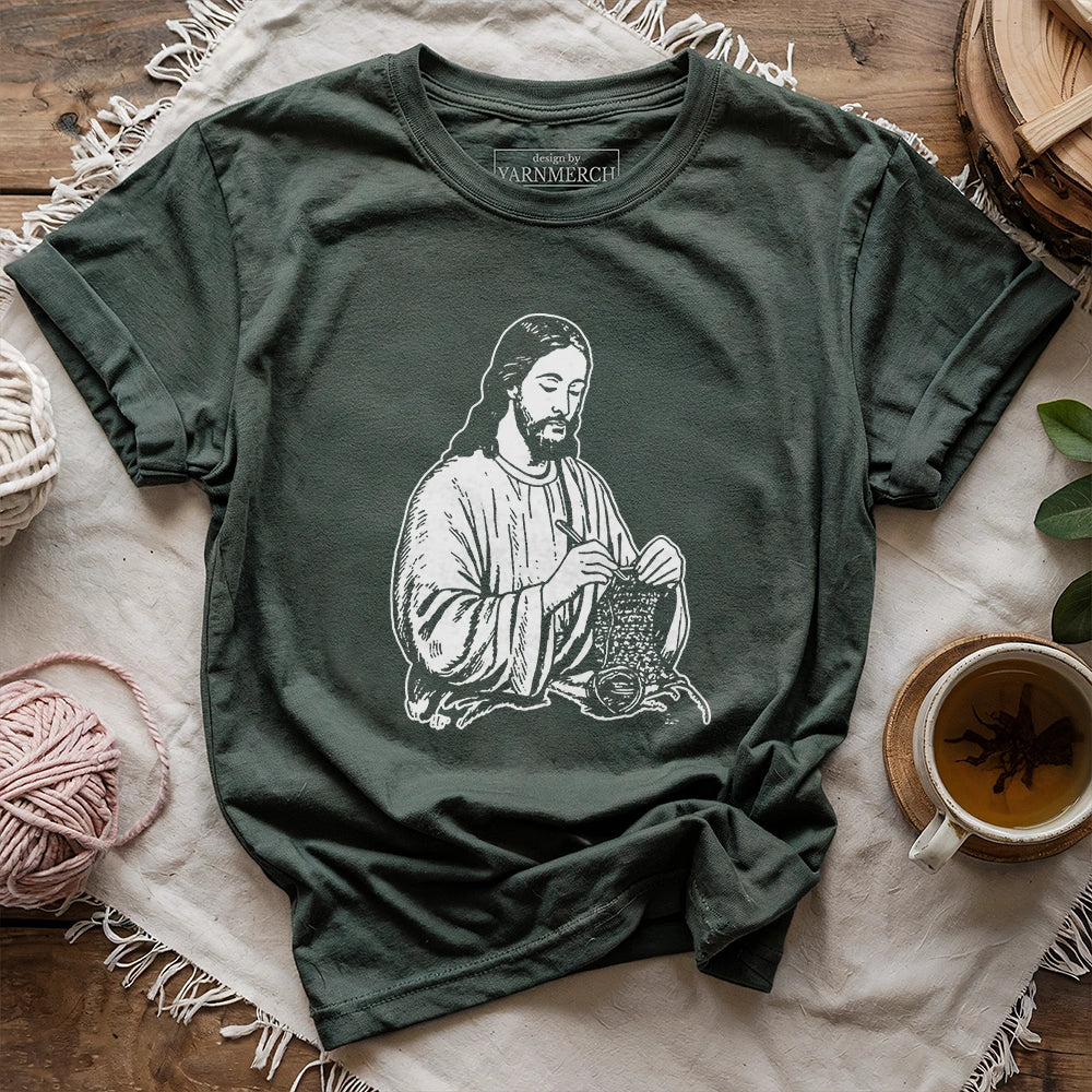 Jesus crochet T-shirt