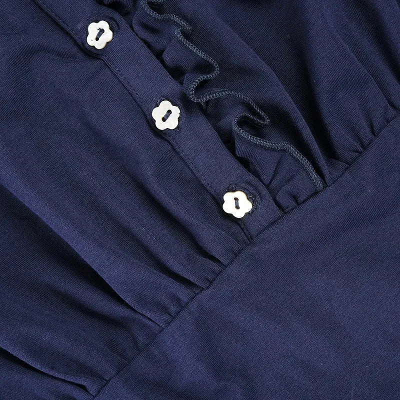 Ruffled Polo Mini Dress