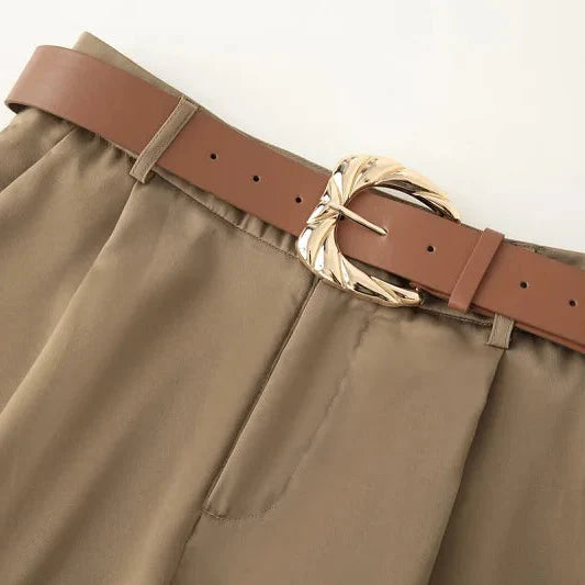 Tailored Wide Leg Pants