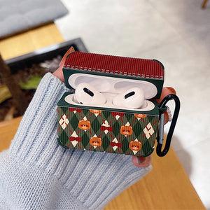 Teddy Red Bow Airpods Case