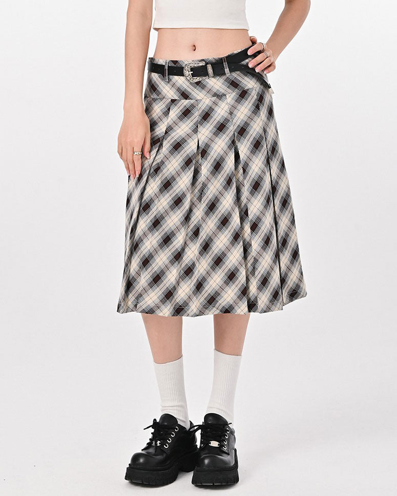 Good Manners Plaid Kilt Skirt