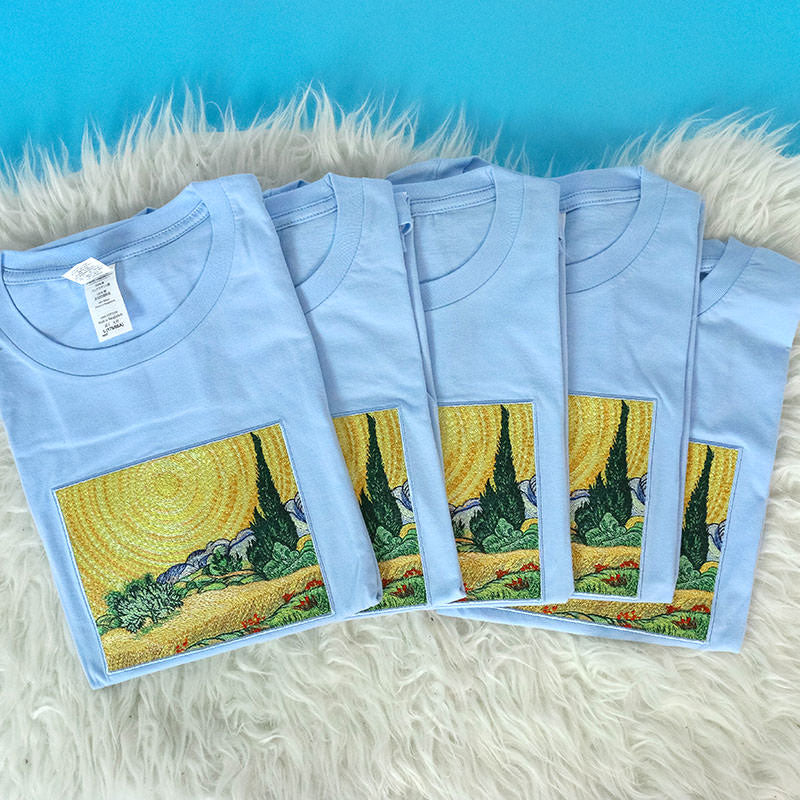 Wheat Field with Cypresses Tee