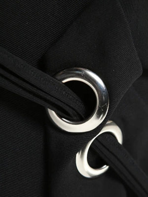 Y2K Eyelets Halter Neck Top