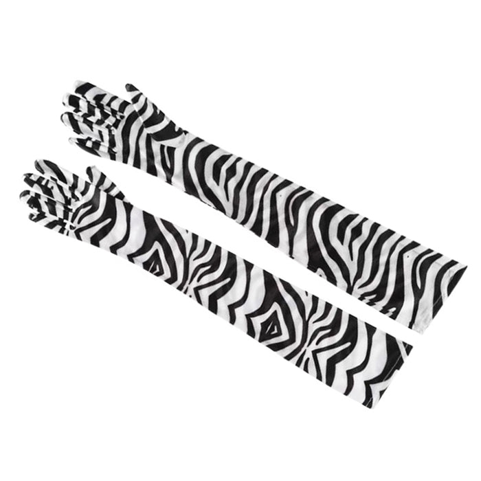 Zebra Pattern Gloves