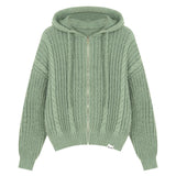 Candy Morning Loose Knit Hoodie