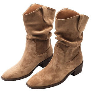 Midnight Paris Slouch Boots