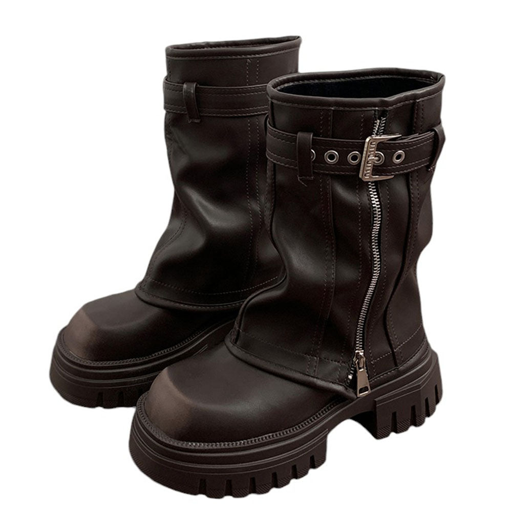 Forbidden Girlfriend Chunky Boots