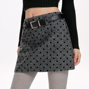 Madeleine Polka Dot Mini Skirt