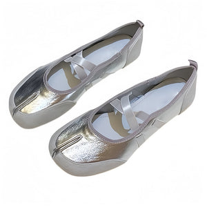 Blokette Cross Strap Ballet Flats