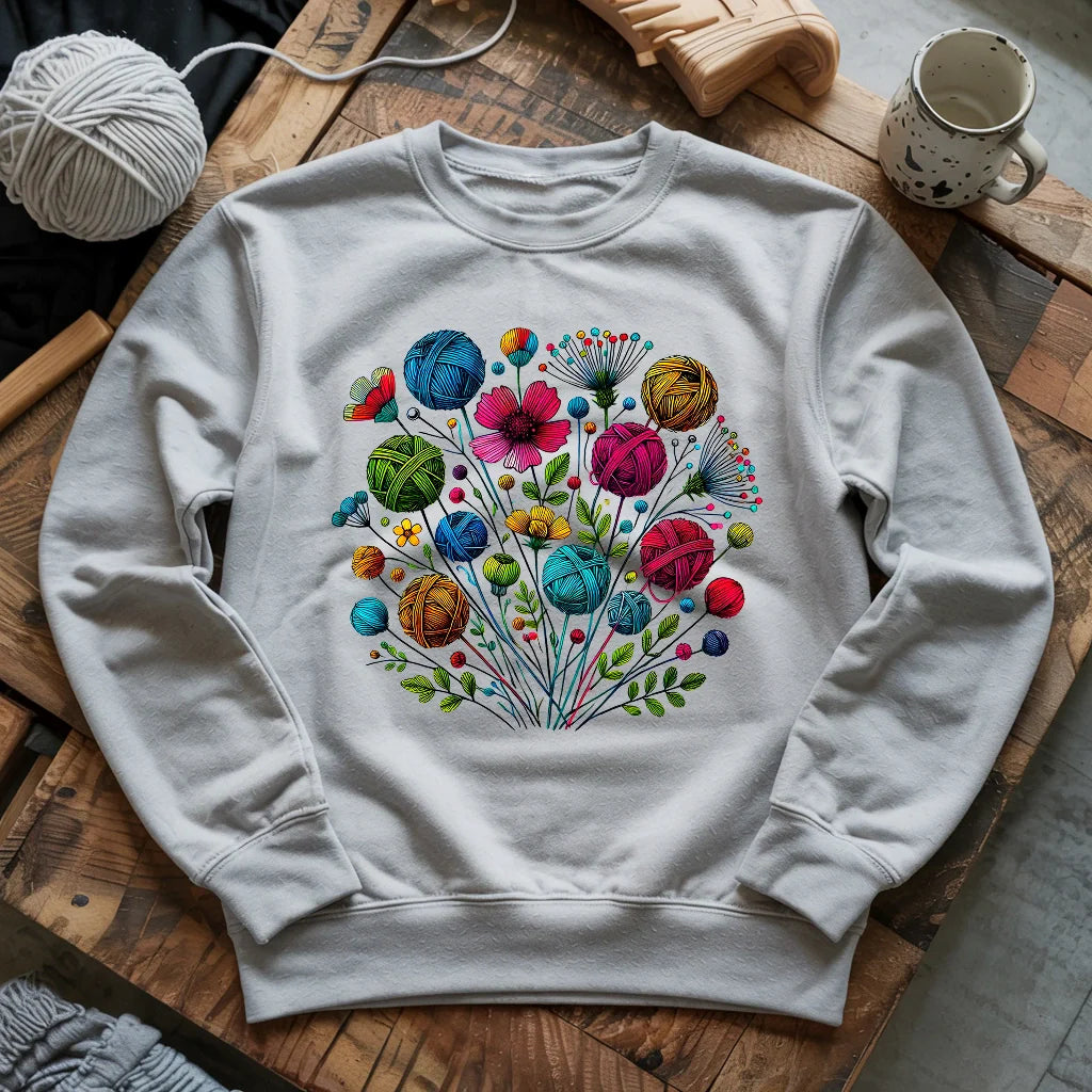 Blooming Yarn Sweatshirt