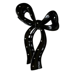 Bow Polka Dot Hair Claw