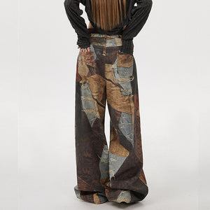 Main Interest Wide Leg Baggy Pants