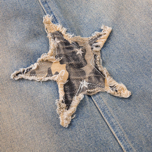 Camouflage Star Wide Leg Jeans