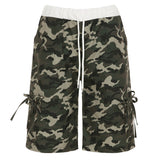 Camouflage Bow Side Cargo Shorts
