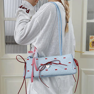 Coquette Charm Bow Shoulder Bag