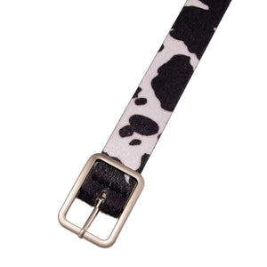 Cow Print Belt