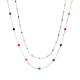 Delicate Beaded Chain Necklace