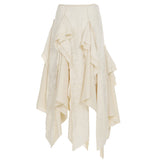 Fairycore Asymmetrical Maxi Skirt