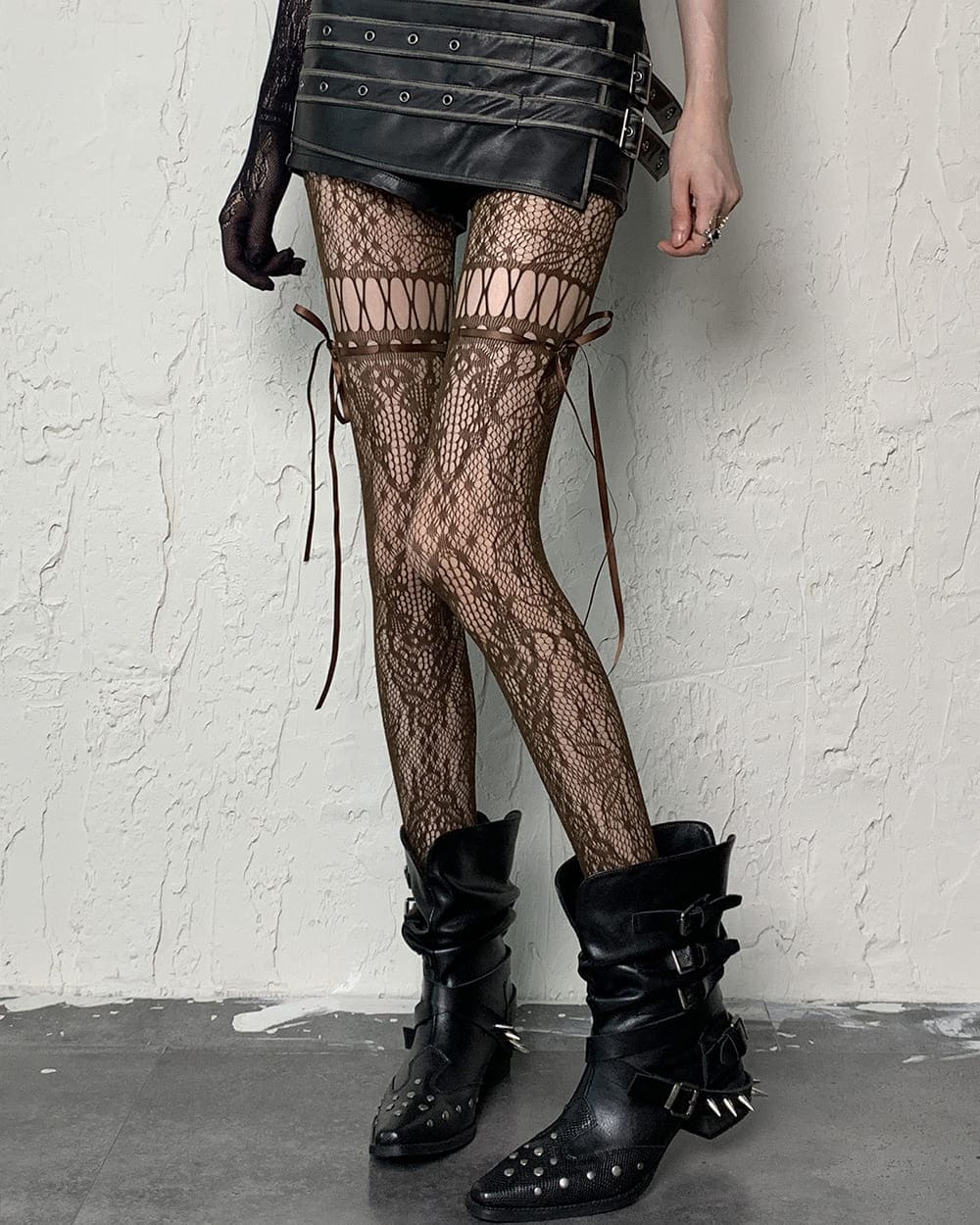 Fairy Grunge Aesthetic Lace Tights