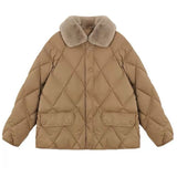 Faux Fur Collar Padded Jacket