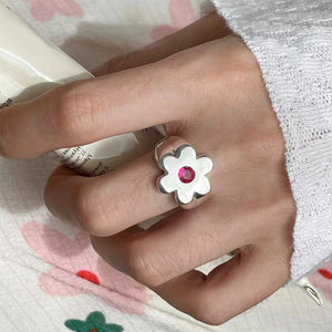 Indie Flower Chunky Ring