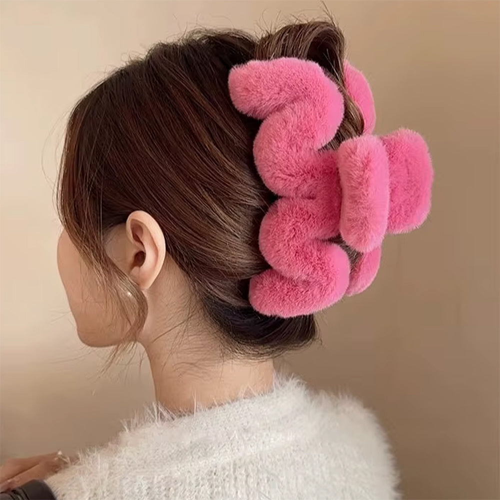 Fluffy Wave Hair Claw