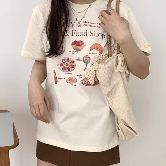Junk Food Shop Aesthetic T-Shirt