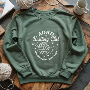 ADHD Knitting Club Sweatshirt